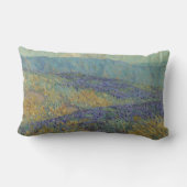 ブルーフラワーランドスケープ(by Granville Redmond) ランバークッション (裏面)