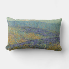 ブルーフラワーランドスケープ(by Granville Redmond) ランバークッション