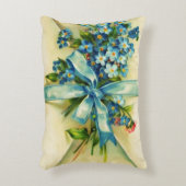 ブルーフラワーレターヴィンテージ国 アクセントクッション (正面(垂直))