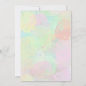 ブルーフラワーレディースフェローシップブランチ招待状 招待状 (裏面)