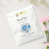 ブルーフラワー来が結婚有る フェイバーバッグ (封をした状態)