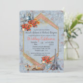 ブルーフランスのに住む国を受け入淡い色のれる 招待状 (スタンド正面)