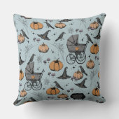 ブルーフランスのゴシックAベビーはブルーイングファミリーカスタム クッション (裏面)