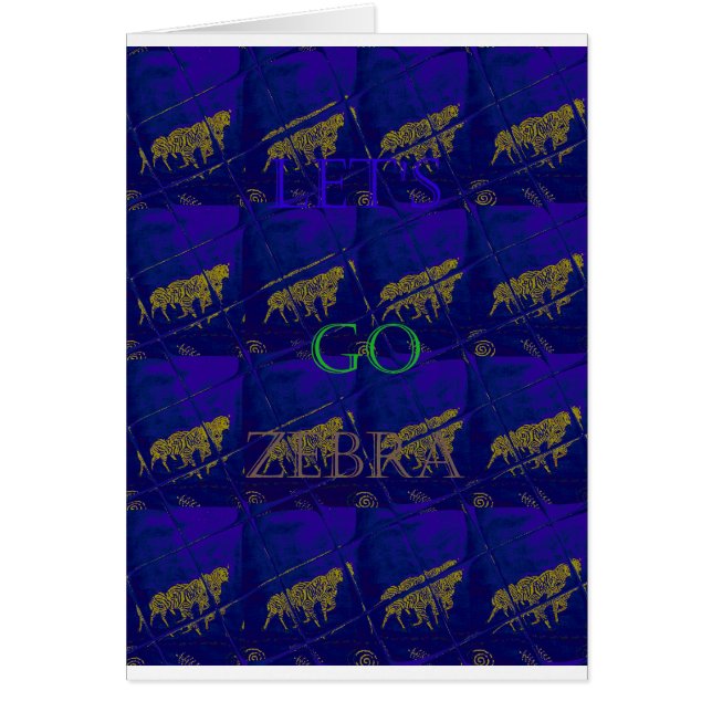 ブルーフランスのサファリレッツゼブラハクナマタタ (正面)