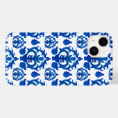 ブルーフランスのトワール・ド・ジュイ柄 Case-Mate iPhoneケース (裏面 (横))