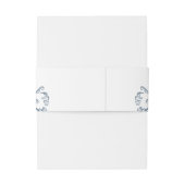 ブルーフランスのバ華美ロケ文字 招待状ベリーバンド (裏面例)