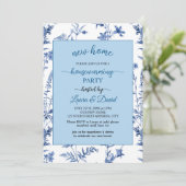 ブルーフランスのフローラニューホーム引っ越し祝いパーティーパーティー 招待状 (スタンド正面)