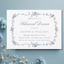 ブルーフランスのフローラリハビクトリアンーサルディナー 招待状