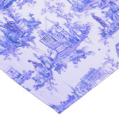 ブルーフランスのホワイトトイレチノワセリースタイル素朴 ロングテーブルランナー (コーナー)