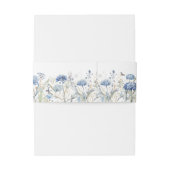 ブルーフランスのワイルドフラワーメドウ招待状 招待状ベリーバンド (裏面例)