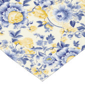 ブルーフランスの&レモンヴィンテージグラマー ロングテーブルランナー (コーナー)