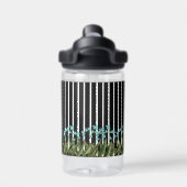 ブルーフラージュゼブラ水瓶付きカモフラージュゼブラ ウォーターボトル (背面)