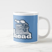ブルーフルスチームアヘッド列車ジャンボスペシャルのマグカップ ジャンボコーヒーマグカップ (右)