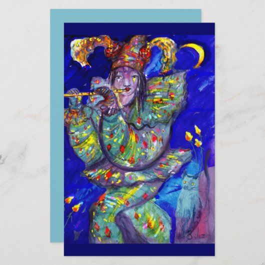 ブルーフルティスト/ヴェネツィアカーニバルナイトスタティオン 便箋 (正面/裏面)