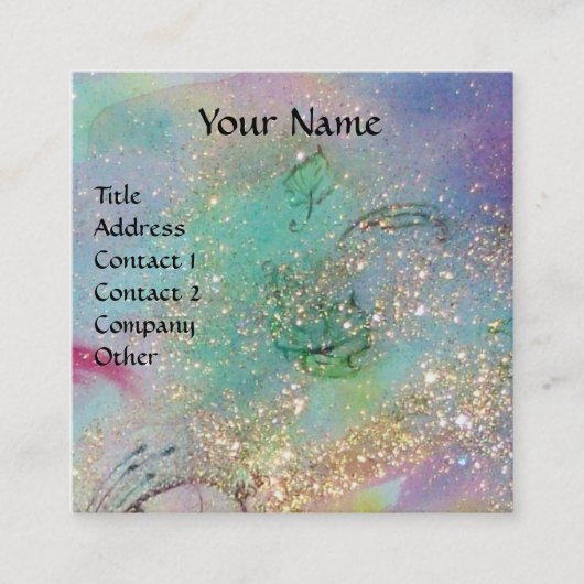 ブルーフルティスト/ヴェネツィアカーニバルナイト スクエア名刺 (正面)