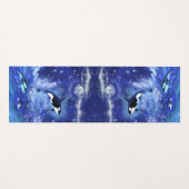 ブルーフルムーンヨガマットのキラークジラ ヨガマット (正面(横))