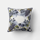 ブルーフルーツのフレーム装飾用クッション クッション (裏面)