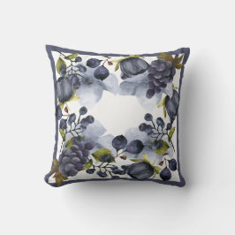 ブルーフルーツのフレーム装飾用クッション クッション