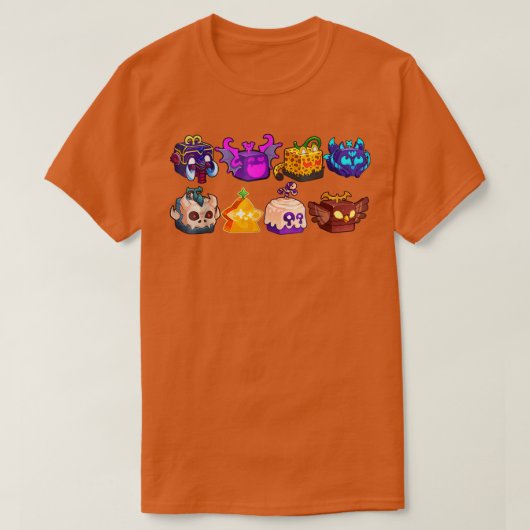 ブルーフルーツゲーム必須 Tシャツ (デザイン正面)