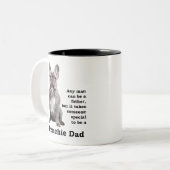 ブルーフレンチーパパ ツートーンマグカップ (正面左)