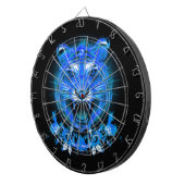 ブルーフレーミングファイアタイガー ダーツボード (正面右)