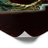 ブルーフレームスカル ポスター (角)