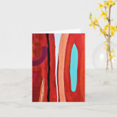 ブルーフレームノテカ空白のード カード (黄色い花)