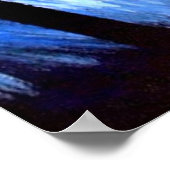 ブルーフレームポケットエーストランプのポーカーポスターby Teo Alfonso ポスター (角)