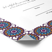 ブルーフレームムスリムニッカ証明書ポスター ポスター (角)