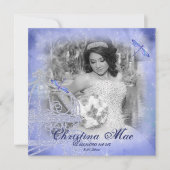 ブルーフレームQuinceaeneraフォトカード 招待状 (正面)