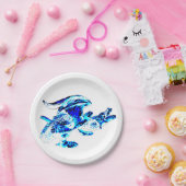 ブルーフロストドラゴン ペーパープレート (パーティー)