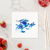 ブルーフロストドラゴンx 50 スタンダードカクテルナプキン (インサイチュ)