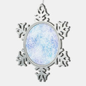 ブルーフロストペーターのシェードオーナメント スノーフレークピューターオーナメント (右)