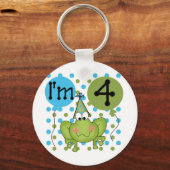 ブルーフロッグ4th誕生日Tシャツとギフト キーホルダー (正面)