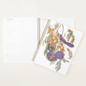 ブルーフロリダスクラブジェイAudubonオレンジと鳥 プランナー手帳 (ディスプレー)