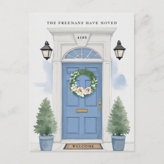 ブルーフロントドアの動きのお知らせ ポストカード (正面)