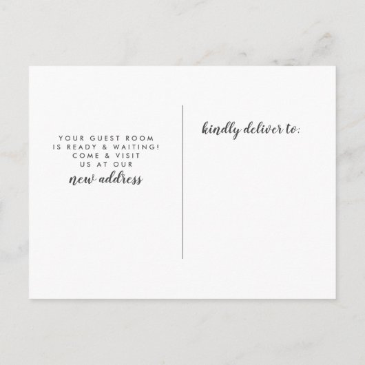 ブルーフロントドアの動きのお知らせ 案内ポストカード (裏面)