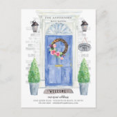 ブルーフロントドアの動きのお知らせ 案内ポストカード (正面)