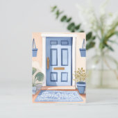 ブルーフロントドア | ニューハウスウォーター絵を描カラー ポストカード (スタンド正面)