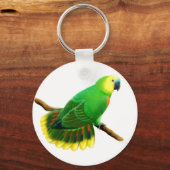 ブルーフロントAmazon Parrot Keychain キーホルダー (正面)