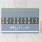 ブルーフローズアート紙ランチョンマット ペーパーパッド (インサイチュ)