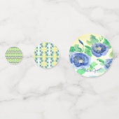 ブルーフローズンテーブル紙吹雪 コンフェッティ (正面)