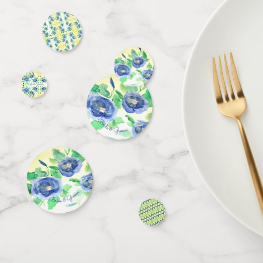 ブルーフローズンテーブル紙吹雪 コンフェッティ (グループ)