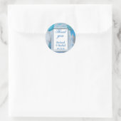 ブルーフローラありがとう ラウンドシール (バッグ)