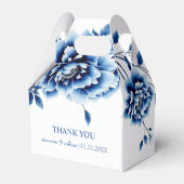 ブルーフローラの花結婚が咲き乱れる フェイバーボックス (正面サイド)