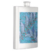 ブルーフローラアンティークボーモダンホ フラスク (右)