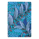 ブルーフローラアンティークボーモダンホ ミニクリップボード (裏面)