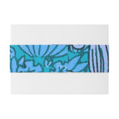 ブルーフローラアンティークボーモダンホ 招待状ベリーバンド (裏面例)