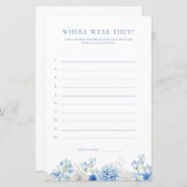 ブルーフローラアーチブライダルシャワーどこ (正面/裏面)