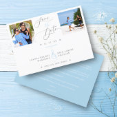 ブルーフローライズ2枚の写真洗練さ結婚れた